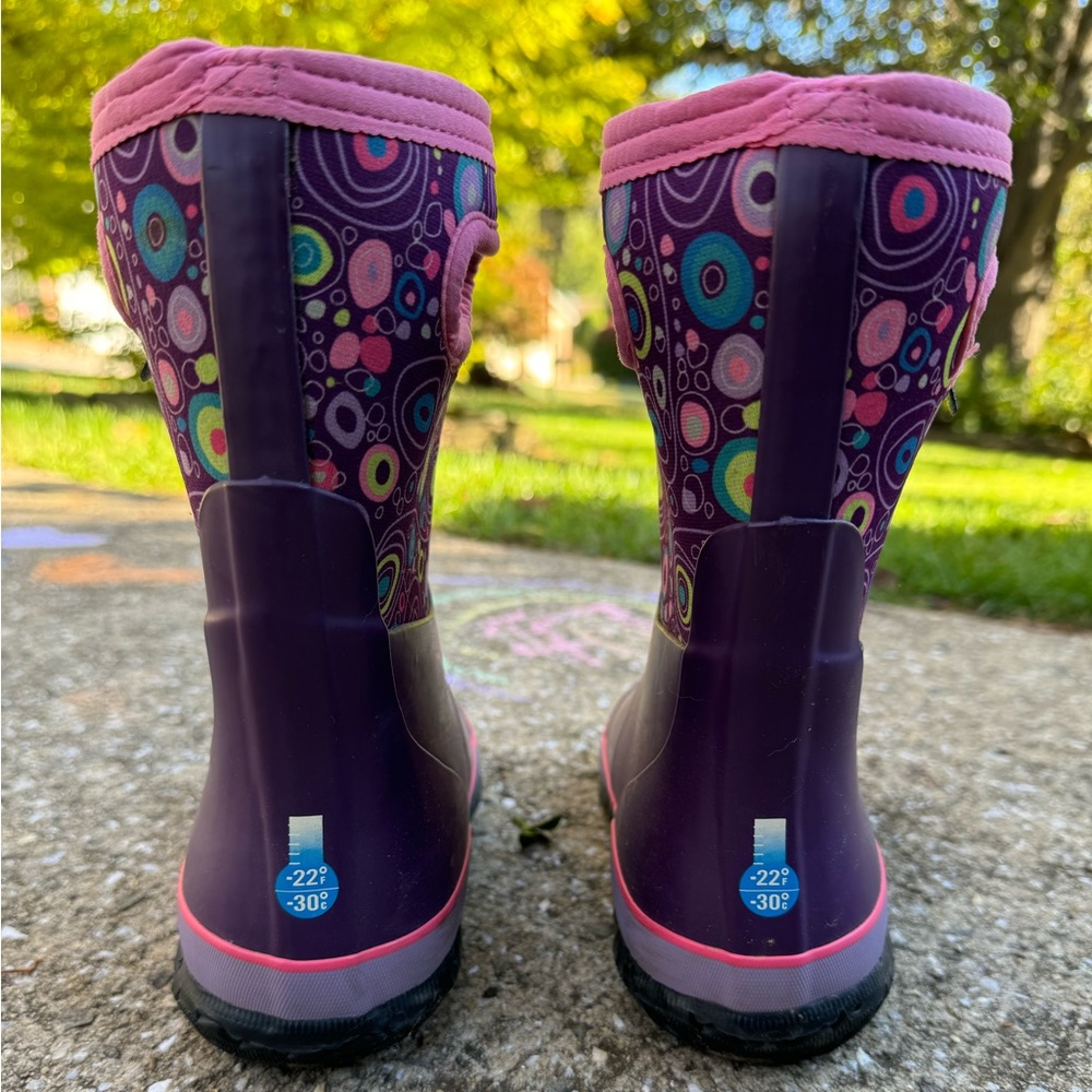 Girls Bogs Waterproof Winter Boots -size 3